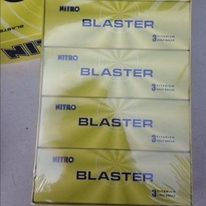 15 GOLF BALLS case YELLOW Nitro golf balls